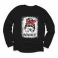 Bleached Memaw Life Soccer Messy Bun Baseball Game Day Youth Long Sleeve Tee Bleached Memaw Life Soccer Messy Bun Baseball Game Day Youth Long Sleeve Tee