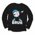 Boys Baseball Graphic Tee Teen Apparel Cute Meme Bruh Youth Long Sleeve Tee Boys Baseball Graphic Tee Teen Apparel Cute Meme Bruh Youth Long Sleeve Tee