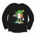Boys St Patricks Day Kids Baseball Player Ice Cream Drip Youth Long Sleeve Tee Boys St Patricks Day Kids Baseball Player Ice Cream Drip Youth Long Sleeve Tee