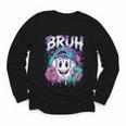 Bruh 67 Baseball Drip Boys Kids Six Seven Meme 6-7 Dripping Youth Long Sleeve Tee