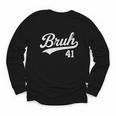 Bruh Baseball Style Number 41 Sports Bro Slang Meme Brother Youth Long Sleeve Tee Bruh Baseball Style Number 41 Sports Bro Slang Meme Brother Youth Long Sleeve Tee