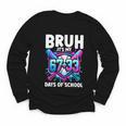 Bruh It's My 67 33 Days Of School Baseball 100 Days Smarter Youth Long Sleeve Tee Bruh It's My 67 33 Days Of School Baseball 100 Days Smarter Youth Long Sleeve Tee