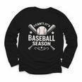 I Can't It's Baseball Season Youth Long Sleeve Tee I Can't It's Baseball Season Youth Long Sleeve Tee