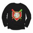 Christmas Baseball Ice Cream Drip Men Women Kids Youth Long Sleeve Tee