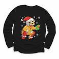 Christmas Gingerbread Man Baseball Player Catcher Youth Long Sleeve Tee Christmas Gingerbread Man Baseball Player Catcher Youth Long Sleeve Tee