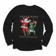 Christmas Santa Baseball Ugly Sweater Youth Long Sleeve Tee Christmas Santa Baseball Ugly Sweater Youth Long Sleeve Tee