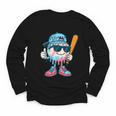 Cool Ice Cream Drip Baseball Drip For Boys Sports Kids Youth Long Sleeve Tee Cool Ice Cream Drip Baseball Drip For Boys Sports Kids Youth Long Sleeve Tee