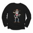 Cowboy Skeleton Baseball Halloween Graphic Youth Long Sleeve Tee Cowboy Skeleton Baseball Halloween Graphic Youth Long Sleeve Tee