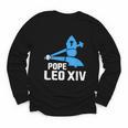 Da Pope Leo XIV Baseball Youth Long Sleeve Tee Da Pope Leo XIV Baseball Youth Long Sleeve Tee