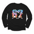 Dabbing Baseball Ice Cream Drip Number 67 Birthday Party Youth Long Sleeve Tee Dabbing Baseball Ice Cream Drip Number 67 Birthday Party Youth Long Sleeve Tee