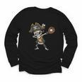 Dabbing Pirate Skeleton Baseball Dab Costume Boys Kids Men Youth Long Sleeve Tee