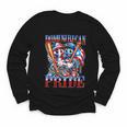 Dominican Puerto Rican Pride Baseball Flag Unity Youth Long Sleeve Tee Dominican Puerto Rican Pride Baseball Flag Unity Youth Long Sleeve Tee