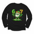 Drip Baseball Irish Shamrock St Patricks Men Boy Kid Youth Long Sleeve Tee