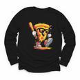 Drippy Pizza Baseball Slice Cartoon Sports Food Youth Long Sleeve Tee Drippy Pizza Baseball Slice Cartoon Sports Food Youth Long Sleeve Tee