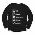 Eat Sleep Baseball Anime Repeat Japanese Otaku Youth Long Sleeve Tee Eat Sleep Baseball Anime Repeat Japanese Otaku Youth Long Sleeve Tee