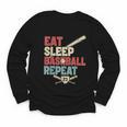 Eat Sleep Baseball Repeat Bat Ball Player Fan Youth Long Sleeve Tee Eat Sleep Baseball Repeat Bat Ball Player Fan Youth Long Sleeve Tee