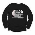 Eat Sleep Baseball Repeat Baseball Player Men Boys Youth Long Sleeve Tee Eat Sleep Baseball Repeat Baseball Player Men Boys Youth Long Sleeve Tee