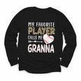 My Favorite Player Calls Me Granna Baseball Leopard Youth Long Sleeve Tee My Favorite Player Calls Me Granna Baseball Leopard Youth Long Sleeve Tee