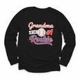 Grandparent Grandma Of The 1 Rookie Baseball Youth Long Sleeve Tee