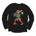 Halloween Baseball Skeleton Ice Cream Drip Baseball Boys Kid Youth Long Sleeve Tee