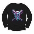 Halloween Baseball Skull Drip Baseball Lifestyle Boy Men Youth Long Sleeve Tee Halloween Baseball Skull Drip Baseball Lifestyle Boy Men Youth Long Sleeve Tee