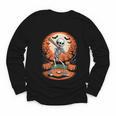 Halloween Skeleton Baseball Player Costume Men Boys Kids Youth Long Sleeve Tee