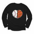 Heart 67 Meme Baseball Basketball Pocket Valentine's Day Tee Youth Long Sleeve Tee