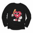 Heart Play Baseball Valentine's Day Teens Boys Girls Kids Youth Long Sleeve Tee Heart Play Baseball Valentine's Day Teens Boys Girls Kids Youth Long Sleeve Tee