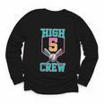 Hi 5 Birthday Party Decorations For Boy Baseball Drip 5th Youth Long Sleeve Tee Hi 5 Birthday Party Decorations For Boy Baseball Drip 5th Youth Long Sleeve Tee