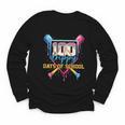 HUGvyn 100 Drippy Days Of School Baseball Ice Cream 100 Days Youth Long Sleeve Tee
