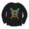 HUGvyn 67 Baseball Ice Cream Drip Six Seven Genz Alpha Slang Youth Long Sleeve Tee