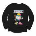 Ice Cream Drip Baseball Bruh Baseball Drip Boy Youth Youth Long Sleeve Tee