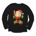 Ice Cream Drip Baseball Christmas Baseball Drip Candy Cane Youth Long Sleeve Tee Ice Cream Drip Baseball Christmas Baseball Drip Candy Cane Youth Long Sleeve Tee