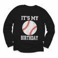 It’s My Birthday Baseball Vintage Style Youth Long Sleeve Tee
