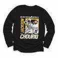 Jackson Chourio Milwaukee MLB Baseball Player MLBJCH203M Youth Long Sleeve Tee Jackson Chourio Milwaukee MLB Baseball Player MLBJCH203M Youth Long Sleeve Tee