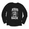 Jesus Has My Back Baseball Faith Motivation Tee Christian Youth Long Sleeve Tee Jesus Has My Back Baseball Faith Motivation Tee Christian Youth Long Sleeve Tee