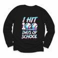 Kids 100 Days Of School 100th Day Baseball Ice Cream Drip Youth Long Sleeve Tee Kids 100 Days Of School 100th Day Baseball Ice Cream Drip Youth Long Sleeve Tee
