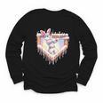 Kids Happy Easter Bunny Playing Baseball Boy Ice Cream Drip Youth Long Sleeve Tee Kids Happy Easter Bunny Playing Baseball Boy Ice Cream Drip Youth Long Sleeve Tee