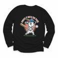 Knock It Outa The Park Baseball Goat Home Run Youth Long Sleeve Tee