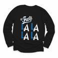 LA Baseball Fan Christmas FA La La Holiday Blue Theme Youth Long Sleeve Tee LA Baseball Fan Christmas FA La La Holiday Blue Theme Youth Long Sleeve Tee