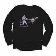 Leopard Baseball Player Ice Cream Drip For Boys Kids Youth Long Sleeve Tee Leopard Baseball Player Ice Cream Drip For Boys Kids Youth Long Sleeve Tee