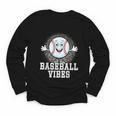 Leopard Baseball Vibes Game Day Softball Life Mom Youth Long Sleeve Tee
