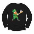 Leprechaun Playing Baseball St Patricks Day Men Boys Kids Youth Long Sleeve Tee Leprechaun Playing Baseball St Patricks Day Men Boys Kids Youth Long Sleeve Tee