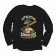 Littleton Longnecks Retro Minor League Baseball Youth Long Sleeve Tee