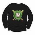 Lucky Shamrock Baseball Gloves Drip St Patrick's Day Boys Youth Long Sleeve Tee Lucky Shamrock Baseball Gloves Drip St Patrick's Day Boys Youth Long Sleeve Tee