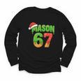 Mason 67 Christmas Ice Cream Drip Meme Six Seven Baseball Youth Long Sleeve Tee Mason 67 Christmas Ice Cream Drip Meme Six Seven Baseball Youth Long Sleeve Tee