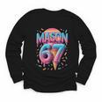 Mason 67 Meme Ice Cream Baseball Drip Youth Long Sleeve Tee Mason 67 Meme Ice Cream Baseball Drip Youth Long Sleeve Tee