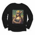 Mona Lisa Baseball Trending Aesthetic Streetwear Youth Long Sleeve Tee