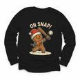 Oh Snap Gingerbreadman Baseball Christmas Men Boys Toddlers Youth Long Sleeve Tee Oh Snap Gingerbreadman Baseball Christmas Men Boys Toddlers Youth Long Sleeve Tee