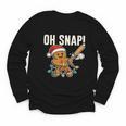 Oh Snap Gingerbreadman Christmas Baseball Humor Youth Long Sleeve Tee Oh Snap Gingerbreadman Christmas Baseball Humor Youth Long Sleeve Tee